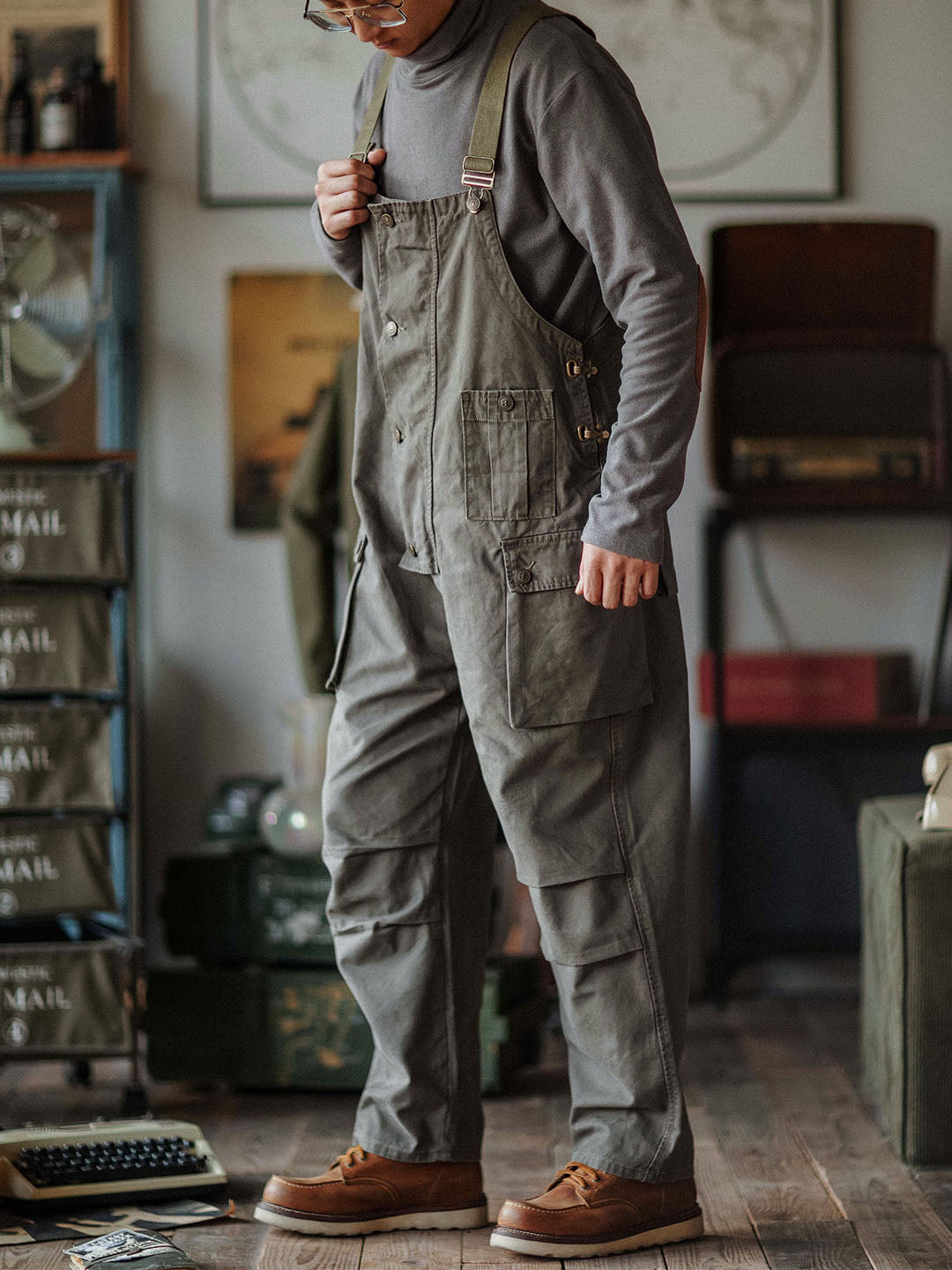Benny Men's Overalls | Durable Canvas Workwear, Tapered Fit